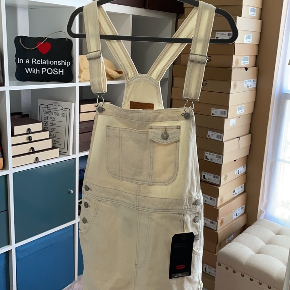 SOLD NWT Levi's Vintage Utility Shortall Tofu - Picture 4 of 11
